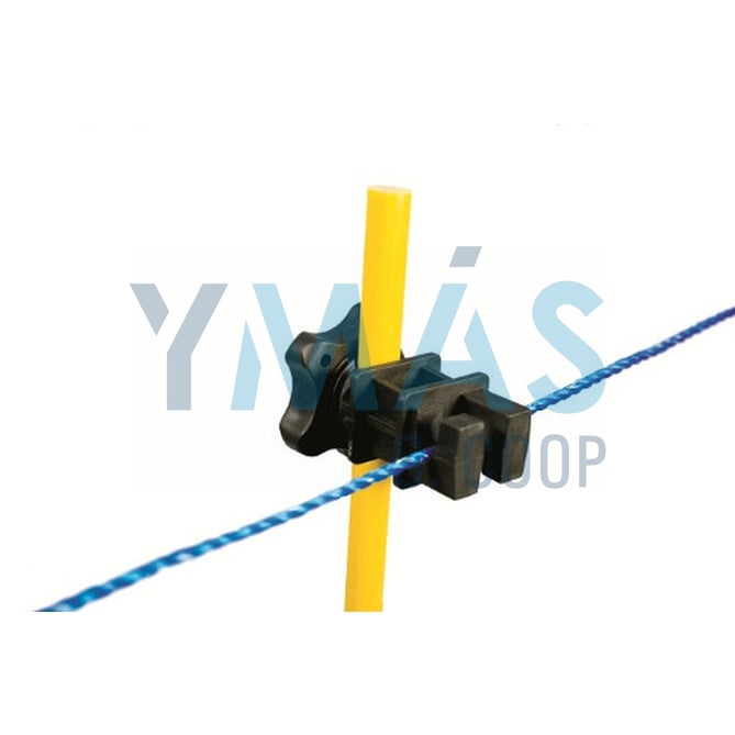 PIQUETA FIBRA AMARILLA 120CM + AISLADOR