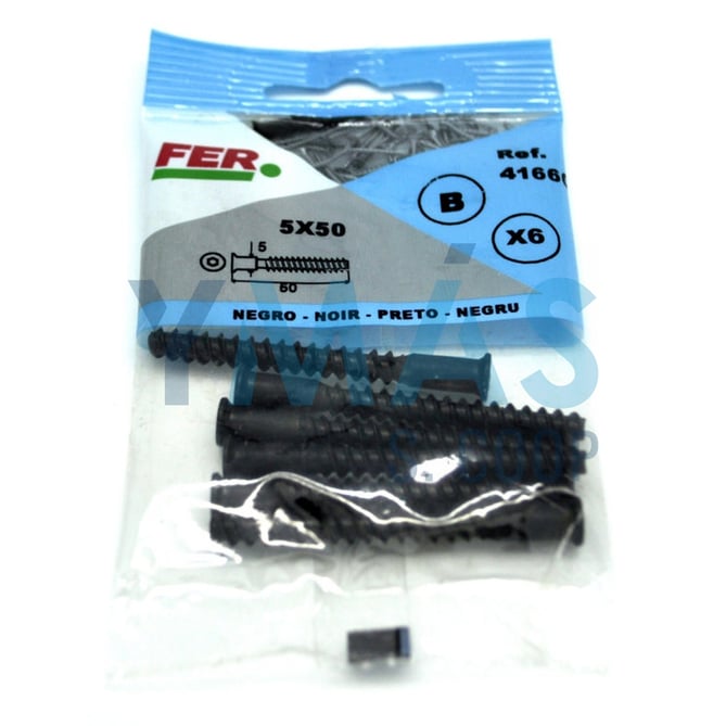 TORNILLO DE ENSAMBLAR PAVONADO 5X50 BLISTER