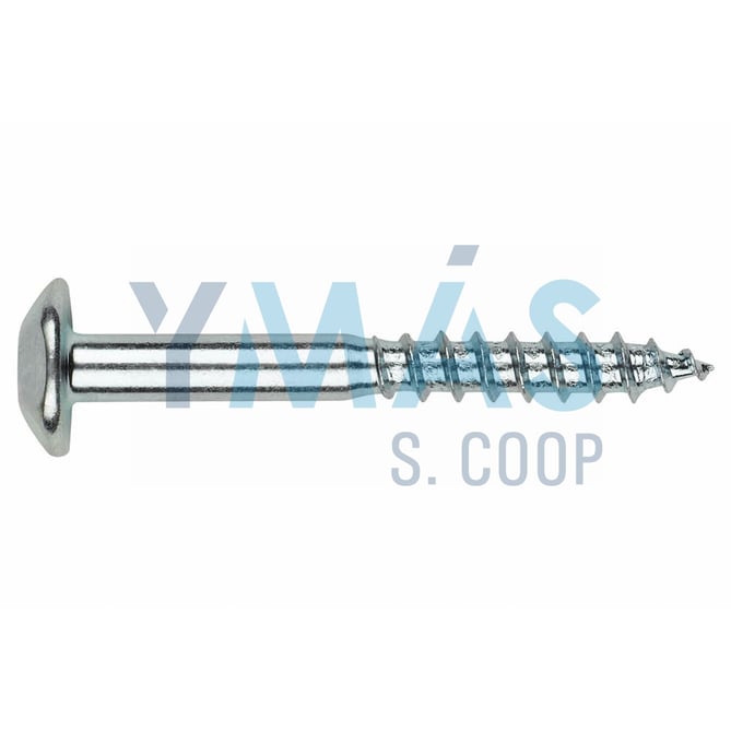 TORNILLO BARRAQUERO INVIOLABLE TORX ZIN 7X60 4UNID