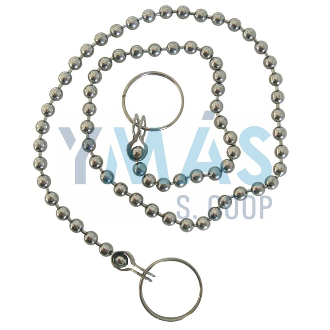 CADENA BOLAS CON ENGANCHE LAVABO BIDE 25CM BLISTER