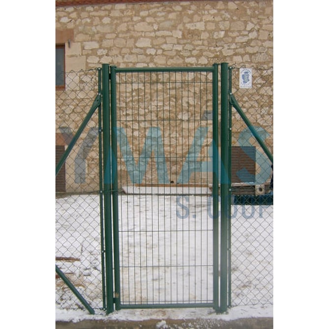 PUERTA VERDE PEATONAL 1X2 TOT.ANCHO 1M
