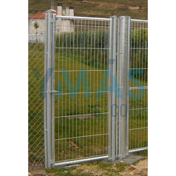 PUERTA POSTGALVANIZADA PEATONAL 1X2 TOT.ANCHO 1M