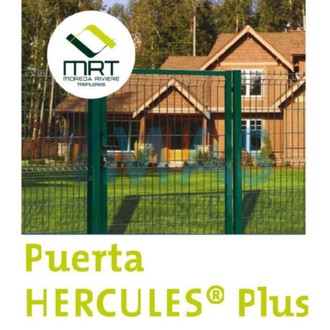 PUERTA HERCULES VERDE PEATONAL 1X1,5