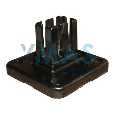 BASE ALUMINIO POSTE HERCULES NEGRO