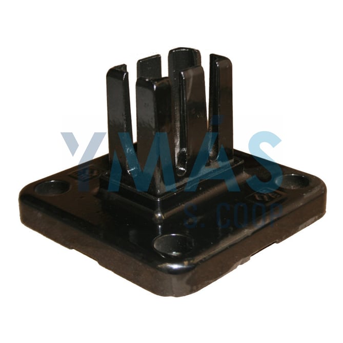 BASE ALUMINIO POSTE HERCULES NEGRO