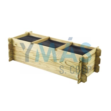 HUERTO URBANO 140X60X40CM C/GEOTEXTIL BASIL