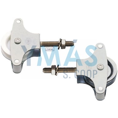 POLEA TENDEDERO PLASTICO 40MM C/TORNILLO