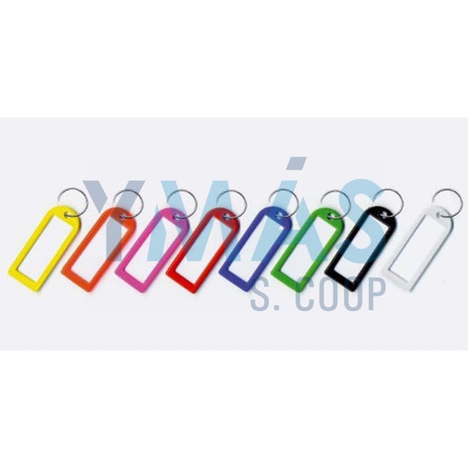 LLAVERO PORTAETIQUETA Nº1 COLORES SURTIDOS 200UND