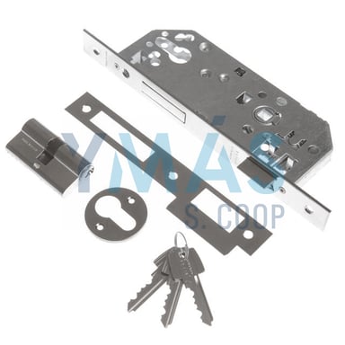 CERRADURA EMBUTIR TESA 2030 60MM NIQUEL
