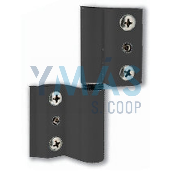 BISAGRA ALUMINIO CAMARA EUROPEA NEGRA DERECHA