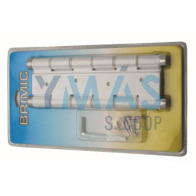 BISAGRA DOBLE ACCION BLANCA ALUMINIO BS10