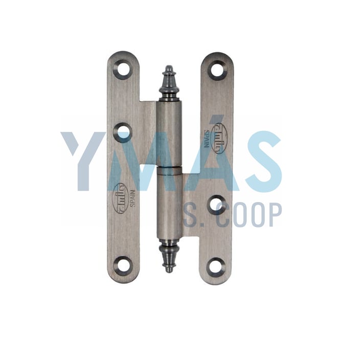 PERNIO 407 100X58X2,5MM IZQUIERDA CROMO MATE