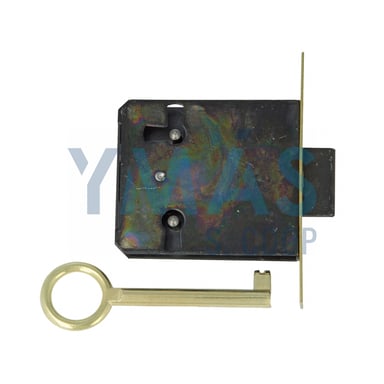 CERRADURA MUEBLE EMBUTIR 30MM LATON CON LLAVE