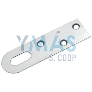 COLGADOR 60X16MM ACERO NIQUELADO 4 UNIDADES
