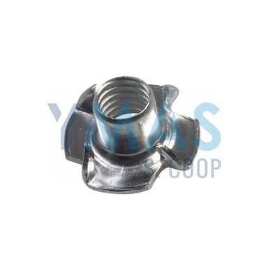 TUERCA CON PUAS M10 20X10MM ACERO ZINCADO 4 UNID