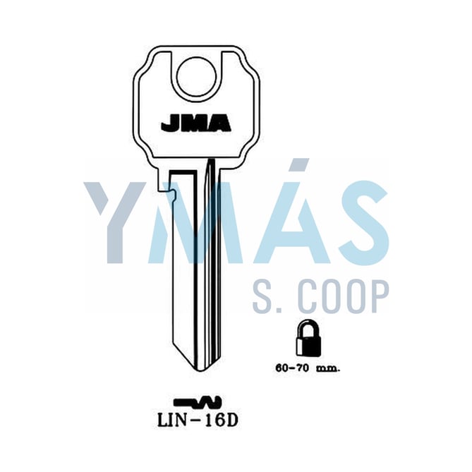 LLAVE ALTUNA LIN-16 D B