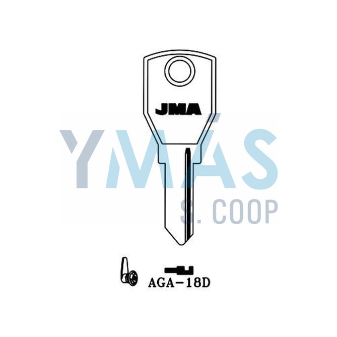 LLAVE ALTUNA AGA-18D B