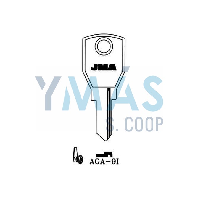 LLAVE ALTUNA AGA-9 I B