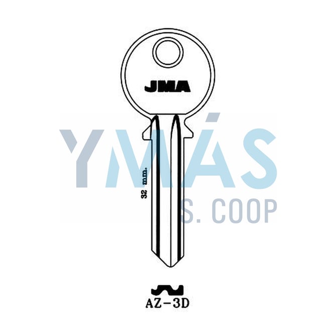 LLAVE ALTUNA AZ-3 D B