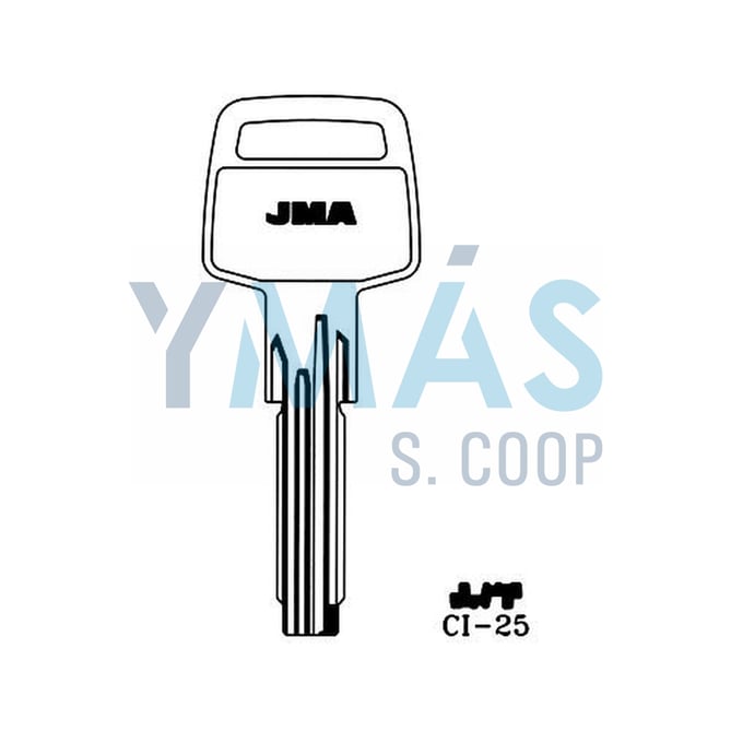 LLAVE ALTUNA SEGURIDAD CI 25 LATON