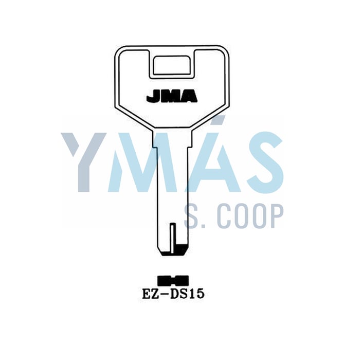 LLAVE ALTUNA SEGURIDAD EZ-DS15 LATON