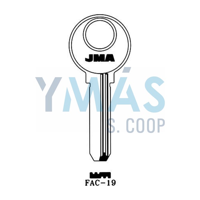 LLAVE ALTUNA SEGURIDAD FAC-19 ALPACA