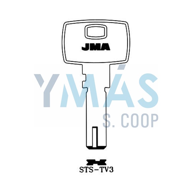 LLAVE ALTUNA SEGURIDAD STS TV3 ALPACA