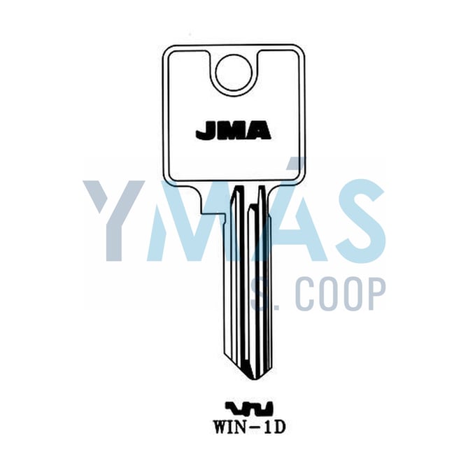 LLAVE ALTUNA SEGURIDAD WIN-1D ALPACA