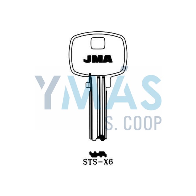 LLAVE ALTUNA SEGURIDAD STS X-6 LATON