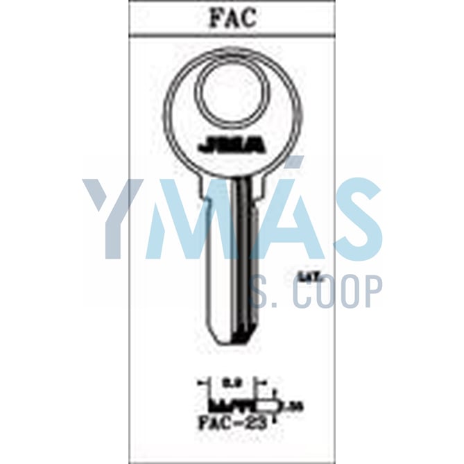 LLAVE ALTUNA SEGURIDAD FAC-23