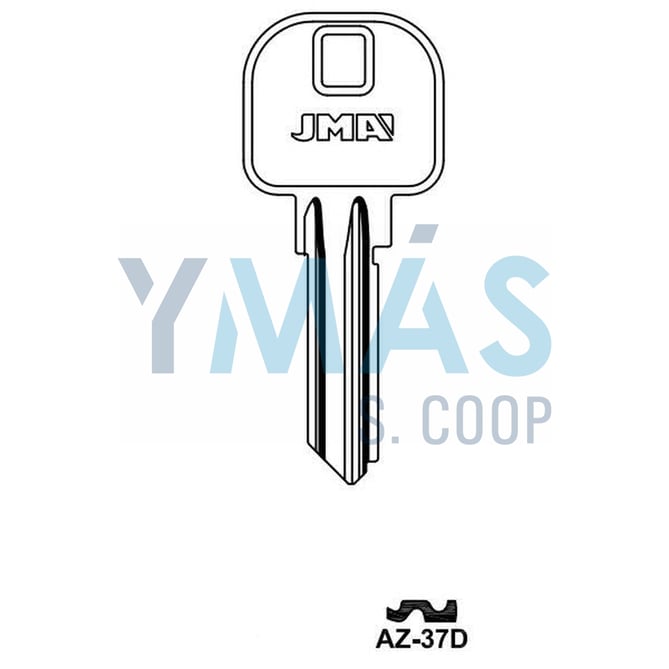 LLAVE ALTUNA ACERO AZBE AZ-37D