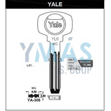 LLAVE BOMBILLO YL6 POMO