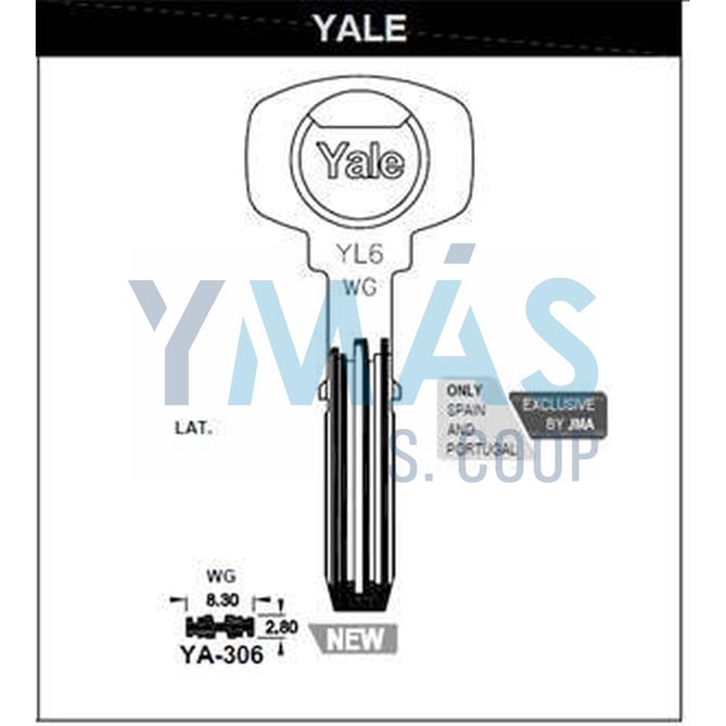 LLAVE BOMBILLO YL6 POMO
