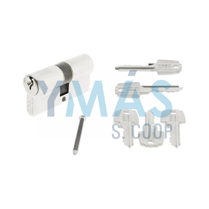CILINDRO TESA 5030 40-40 NIQUEL LEVA LARGA