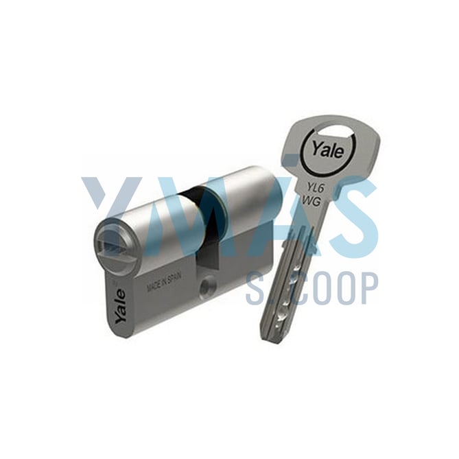 CILINDRO YMAS EXC. C/BOTON YL6 40-30WH HN L/CORTA