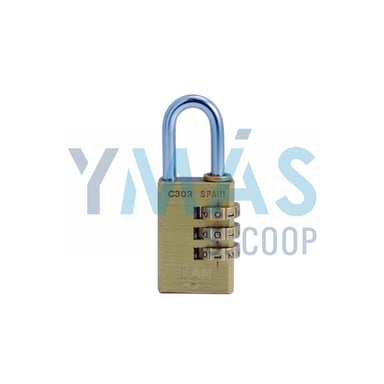 CANDADO COMBINACION LATON C30R 28MM IFAM