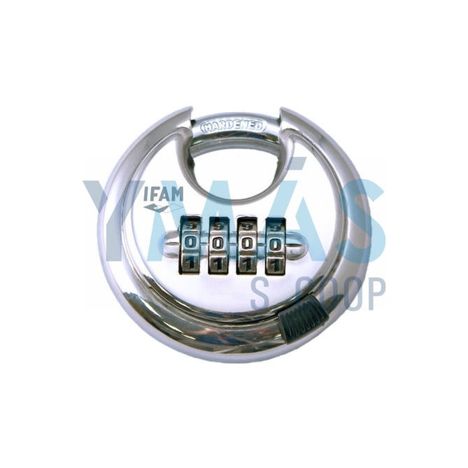 CANDADO CIRCULAR COMBINACION INOX IFAM 70MM