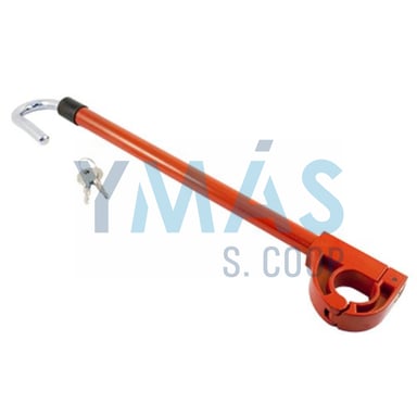 BARRA ANTIRROBO PEDAL/VOLANTE CON LLAVE