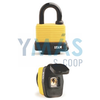 CANDADO A.NORMAL 25 INTEMPERIE WP45 AMARILLO IFAM