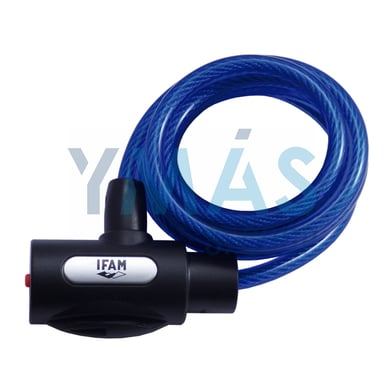CABLE CANDADO BICI ESPIRAL 180CM JUNIOR