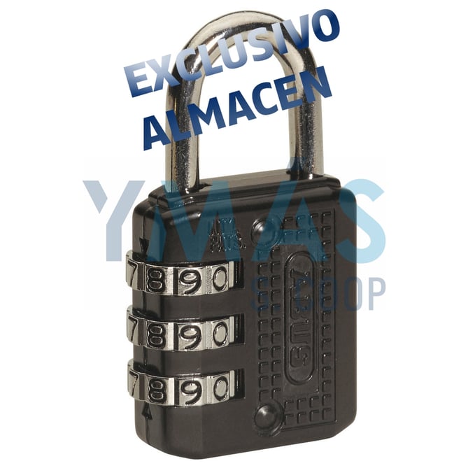 CANDADO COMBINACION 30MM NEGRO