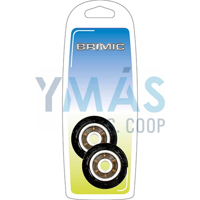 RODAMIENTO MOSQUITERA RD5 GRANDE NEGRO NYLON 2UDS