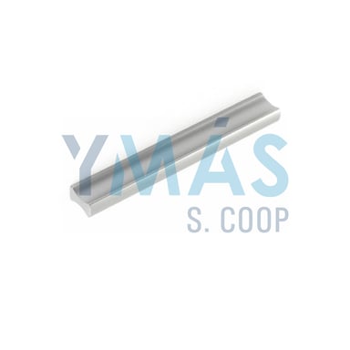 TIRADOR RECTANGULAR ALUMINIO 96 -120MM ANONIZADO
