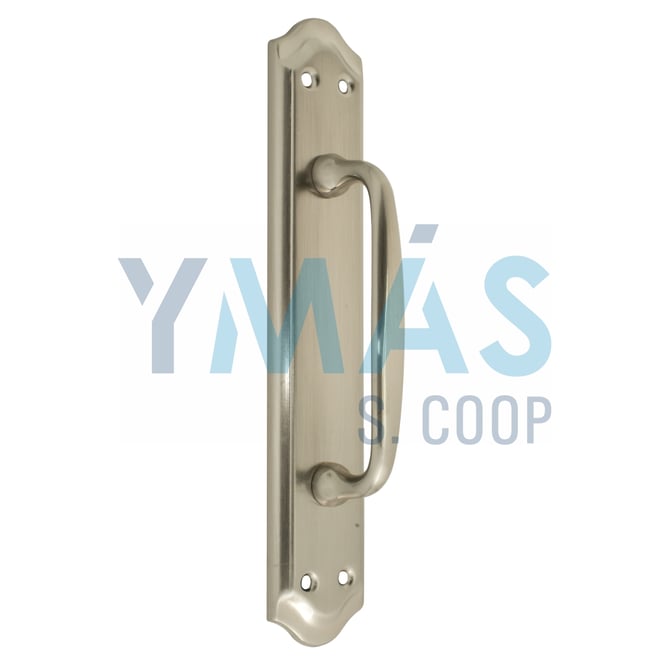 MANILLON C/PLACA LATON 256MM NIQUELADO