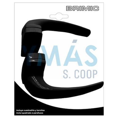 JUEGO MANILLA 6802 ALUMINIO NEGRO
