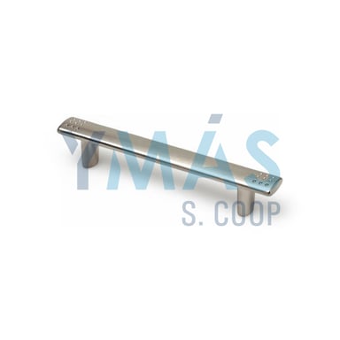 TIRADOR ASA PUNTOS ZAMAK 96-130MM NIQUEL SATINADO