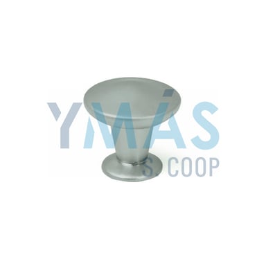 POMO REDONDO ZAMAK 25MM CROMO MATE