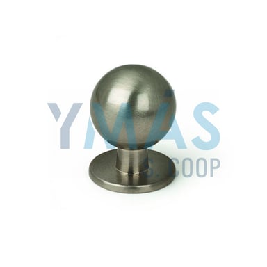 POMO REDONDO ZAMAK 25MM NIQUEL SATINADO