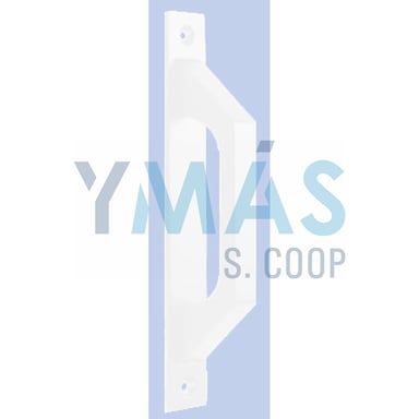 ASA TIRADOR ALUMINIO CON PLACA BLANCO 174,5MM