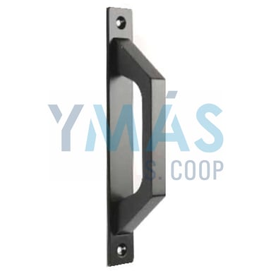 ASA TIRADOR ALUMINIO CON PLACA NEGRA 174,5MM